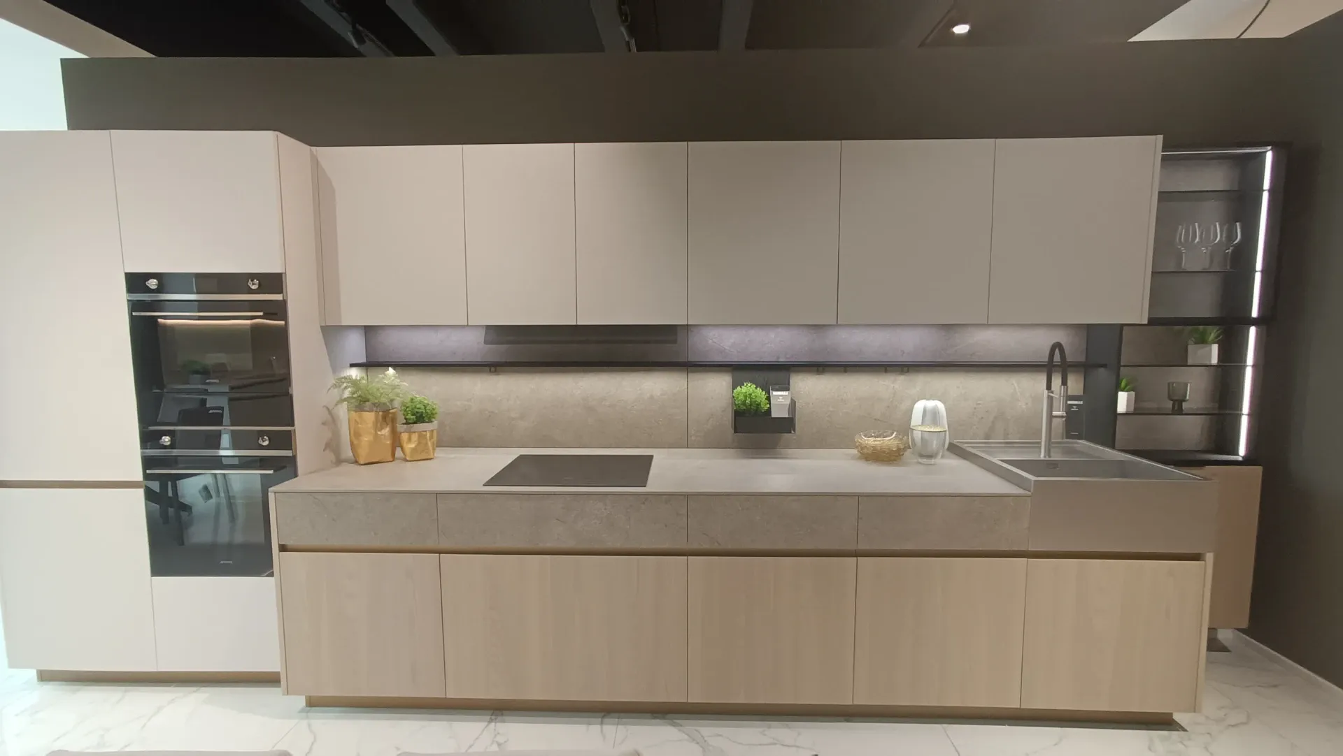 Cucina lineare moderna Maxima 2.2 di Cesar